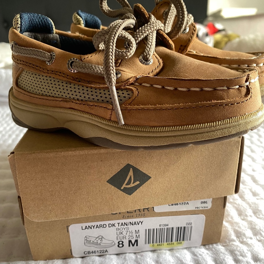 sperry toddler loafers NIB